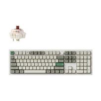 brown switch - Keychron Q6 Max, belaidė, mechaninė, Brown Switch, Balta (White) - 1 nuotrauka