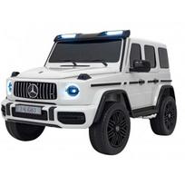vaikiskas mercedes - Mercedes-Benz G63 AMG XXL elektromobilis vaikams, baltas (White) - 3 nuotrauka