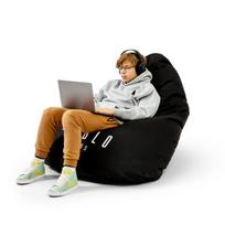 Diablo Chairs žaidimų pufas Juodas (Black)