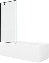 Vonia Mexen Cubik, 150 x 70 cm, su sienele, balta (White) + juodas (Black) apdaila