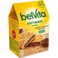 Sausainiai BELVITA minkšti su šokolado ir lazdyno riešutų skonio įdaru, 250 g