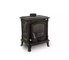 Kietojo kuro krosnelė Nordflam Akron Patine, 9 kW, sendinto vario spalva (Antique Copper)
