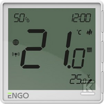 Engo EONE Zigbee laidinis termostatas Baltas (White)