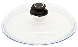 AMT Gastroguss Glass Lid With Knob Ventilation 26cm