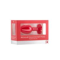 butt plug - Ouch! analinis kaištis su deimantu, vidutinis - 2 nuotrauka
