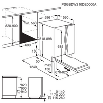 imontuojama indaplove aeg - AEG FSE75737P - 3 nuotrauka