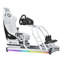 sim rigas - Thermaltake GR500 Snow Racing Simulator Cockpit Baltas (White) - 1 nuotrauka