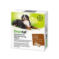 Drontal Dog Flavour XL tabletės nuo kirminų dideliems šunims, 1 tabl.