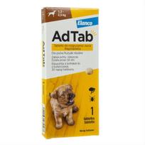 Elanco AdTab kramtomosios tabletės nuo erkių ir blusų šunims, 1,3-2,5 kg, 56 mg, 1 tabl.