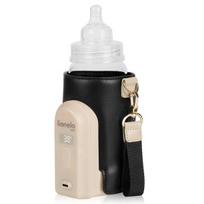 buteliai - Lionelo Thermup Go Evo buteliukų šildytuvas Juodas/Auksinis (Black/Gold) - 1 nuotrauka