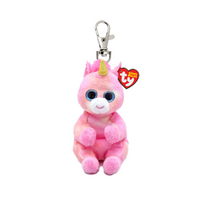 vienaragis pliusinis - Pliušinis pakabukas vienaragis TY Beanie Bellies SKYLAR, rožinis (Pink), 12 cm - 2 nuotrauka