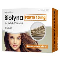 biotinas 10 - ActivLab Biotin Forte 10 mg, 30 tablečių - 1 nuotrauka