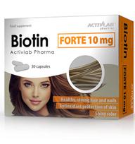 biotinas 10 - ActivLab Biotin Forte 10 mg, 30 tablečių - 2 nuotrauka
