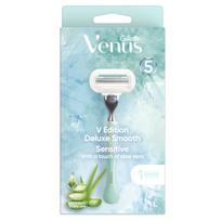 Gillette Venus Deluxe Smooth Sensitive Skustuvas + Keičiama Galvutė, 1 vnt.