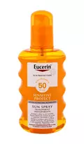 spf purskiklis - Eucerin Sun Spray Transparent SPF50+ 200ml - 1 nuotrauka