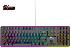 Royal Kludge RK918 RGB, laidinė, Juoda (Black), Brown switches