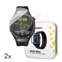 huawei watch gt pro 5 - Wozinsky Full Glue Apsauginis stiklas Huawei Watch GT 5 / GT 5 Pro / GT 4 / GT 4 Pro / GT 3 / GT 3 Pro 46mm (2 vnt.) - 1 nuotrauka
