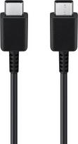 samsung usb c laidas - Samsung EP-DA705BBE USB-C Type-C Kabelis 1.0m Juodas (Black) - 2 nuotrauka