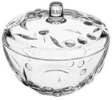 stiklinis indas su dangteliu - Pasabahce Cukrinė/saldaininė Perla, skaidri, 420 ml - 1 nuotrauka