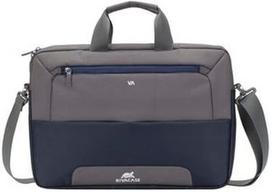 15 coliu nesiojamas kompiuteris - Rivacase Suzuka Laptop Bag 15.6'' Steel Blue/Grey - 1 nuotrauka