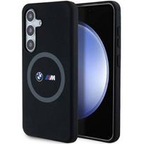 BMW M Silicone Printed Ring MagSafe dėklas Samsung Galaxy S24 - Juodas (Black)