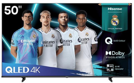 hisense tv - Hisense E7Q 50" Juodas (Black) 4K UHD QLED - 1 nuotrauka