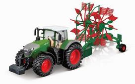fendt 1050 vario - BBURAGO traktorius Fendt 1050 Vario su sūkurine grėbliu, žalia (Green) - 1 nuotrauka
