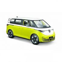 modeliukai 1 24 - MAISTO DIE CAST automodelis Volkswagen ID. Buzz geltonas (Yellow), 1:24 - 1 nuotrauka