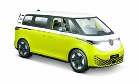 modeliukai 1 24 - MAISTO DIE CAST automodelis Volkswagen ID. Buzz geltonas (Yellow), 1:24 - 2 nuotrauka