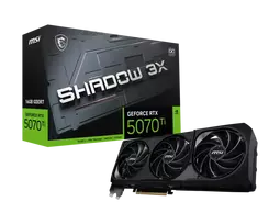 16gb rtx gpu - MSI GeForce RTX 5070 Ti SHADOW 3X OC 16GB GDDR7 - 3 nuotrauka