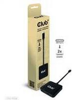 hdmi type c laidas - Club 3D CSV-1558 USB Type-C MST Hub to Dual HDMI 4K60Hz Juodas (Black) - 2 nuotrauka