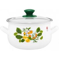 emaliuoti puodai senukai - Ambition Emaliuotas puodas su dangčiu Quince, 22 cm, 5 l - 3 nuotrauka