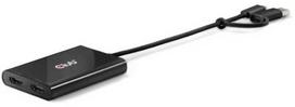 usb c to dual hdmi adapter - Club3D CSV-1475 USB-C į 2x HDMI 4K@60Hz St/Bu (St/Bu) - 1 nuotrauka