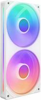 korpuso ausintuvai - NZXT F240 RGB CORE 240 mm Korpuso ventiliatorius Baltas (White) - 2 nuotrauka