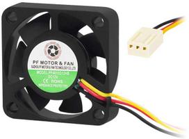 12v ventiliatorius ausintuvas - OEM Ventiliatorius 40x40x10mm 12V Juodas (Black) - 1 nuotrauka