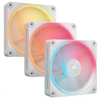 corsair fan - Corsair iCUE LINK LX120-R RGB 120mm Ventiliatorius 3 vnt Balta (White) - 2 nuotrauka