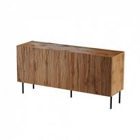 komoda juoda - Cama Meble JUNGLE KOM152WO, ąžuolo wotan/juoda, 152 cm x 40.5 cm x 74.5 cm - 1 nuotrauka