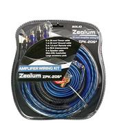 Zealum ZPK-20S2 laidų rinkinys garso stiprintuvui, 20mm²