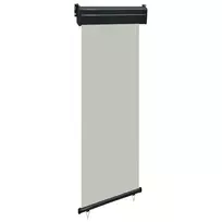 lauko pavesines - vidaXL Šoninė balkono markizė, pilka (Grey), 60x250 cm - 2 nuotrauka