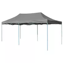 vidaXL Išskleidžiama proginė palapinė, antracito (Anthracite), 3x6m