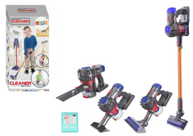 zaislinis dulkiu siurblys - Lean Toys Žaislinis dulkių siurblys su šviesomis ir garsais Juodas (Black) - 2 nuotrauka