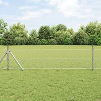 vidaXL Hexagoninė tvora 0.4x100 m, Cinkuotas plienas