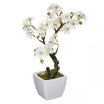 dirbtines orchidejos balt - Dirbtinė orchidėja vazone, Atmosphera 185470, 26 cm - 2 nuotrauka