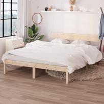 vidaXL Lovos rėmas be čiužinio, 160x200 cm, rudas (Brown)