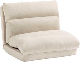 HOMCOM sulankstoma sofa-lova, smėlio spalvos (Sand)