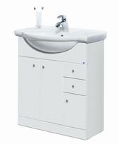 Vonios spintelė RB BATHROOM PIANO VA75-1, balta (White)