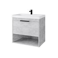 Vonios spintelė Domoletti Concrete 64, pilka (Grey)
