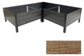 Pakelta lysvė Klasika Woodlook L, 146 cm x 146 cm x 30 cm, antracitinė (Grey)