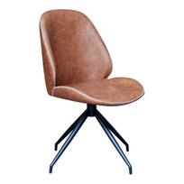 kedes sukama ruda - Valgomojo kėdė House Nordic Monte Carlo, vintažinė ruda (Vintage Brown), 2 vnt. - 2 nuotrauka