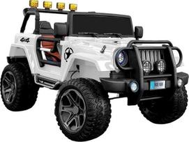jeep wrangler - Lean Cars Elektromobilis WXE-1688 4x4, baltas (White) - 2 nuotrauka